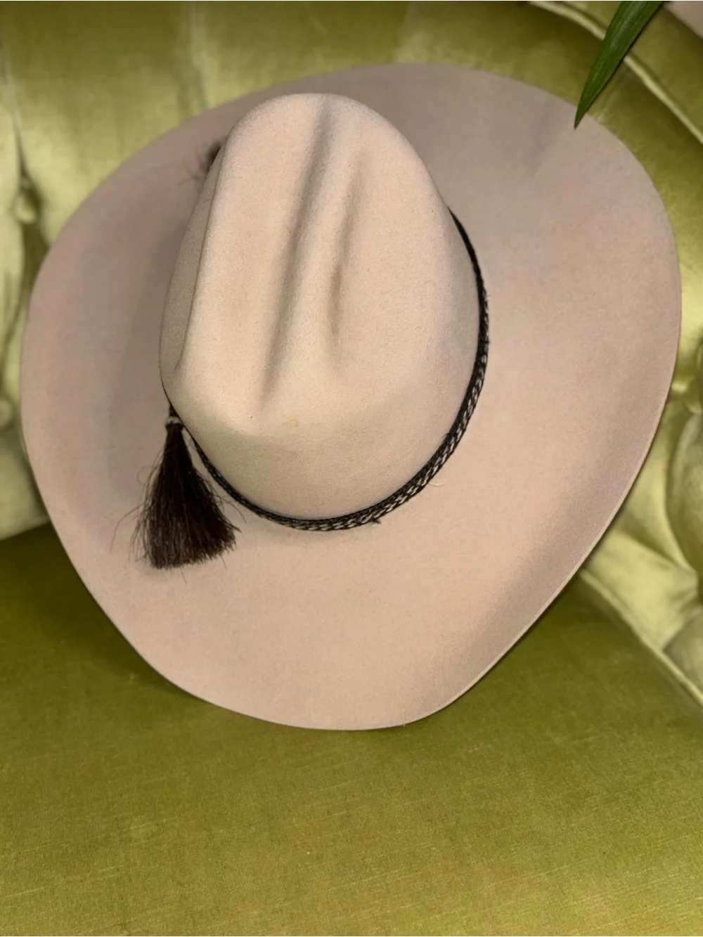 Wrangler Cowboy Western Hat, Black, Beaver, 6X Quality, Size 6 3/4 - Picture 15 of 15